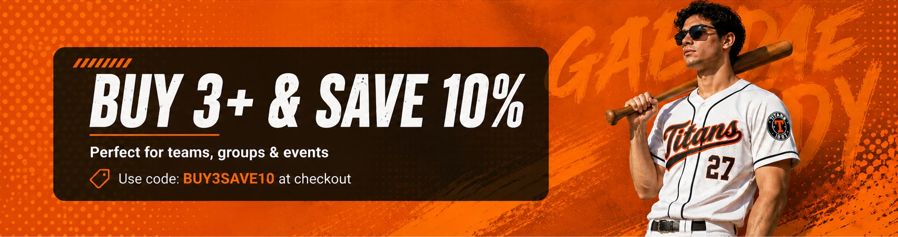 Buy 3+ Save 10% - Code BUY3SAVE10