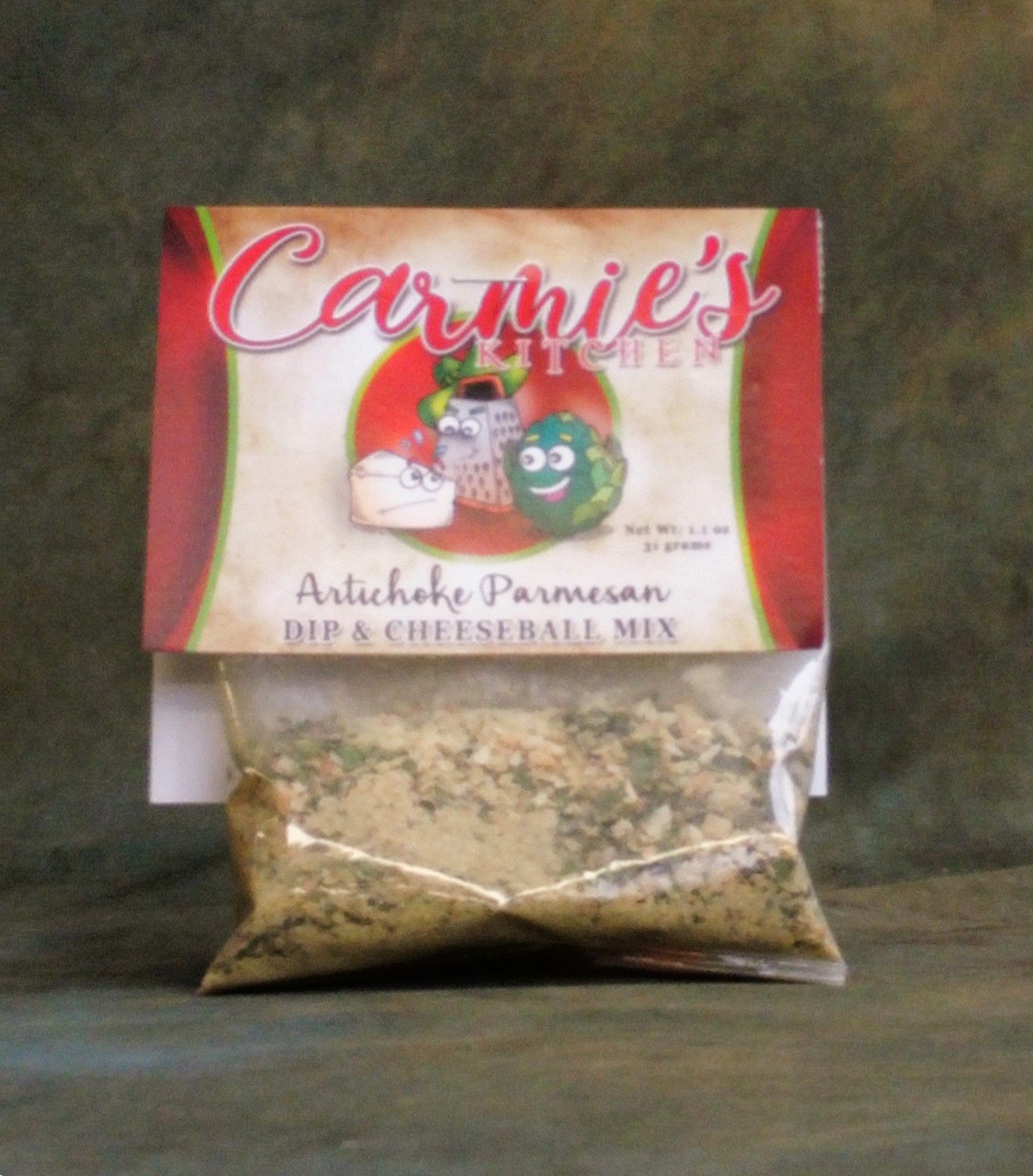 Carmie's Kitchen Artichoke Parmesan Dip & Cheese Ball Mix