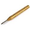 Spring-Loaded Brass Window Punch with Knurled Handle 5''
