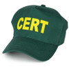 Green CERT Logo Baseball Cap - Adjustable