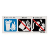 Fire Extinguisher Classification Label  "A" Pictorial 4 1/2" x 1 3/4"