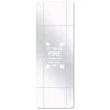 Fire Extinguisher Cabinet Replacement Panels - Scored Plexiglass - For Plastic Cabinets