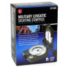 Military Lensatic Sighting Compass with Pouch and Lanyard