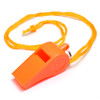 Plastic Whistle with 14" Nylon String Lanyard