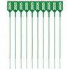 2025 strip of ten green tamper seals