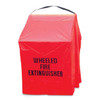 50 lb DC Wheeled Fire Extinguisher Unit Cover, 47 1/2" H x 16" W x 24" D