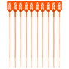 2026 Orange Tamper Seals Strip of 10