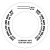 1,000 Custom Imprinted 4-Year Verification of Service Collars 1 3/4" Dia. 1,000 Custom Imprinted 4-Year Verification of Service Collars 1 3/4" Dia.