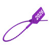 Dated 2026 Purple Extinguisher Tamper Seals - 100 Pack