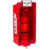 Mark I Junior Fire Extinguisher Cabinet, Red Tub/Red Cover