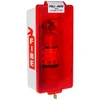 Mark I Junior Fire Extinguisher Cabinet, White Tub/Red Cover