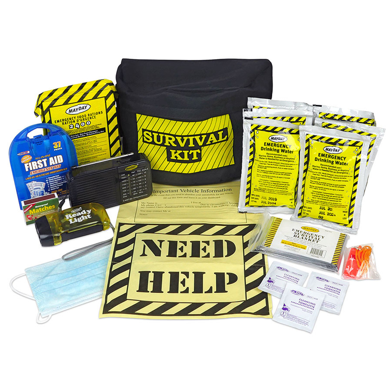 1 Person Hip Pack 72 Hour Survival - 3-Day Emergency Kit - Auto Emergency  Kits