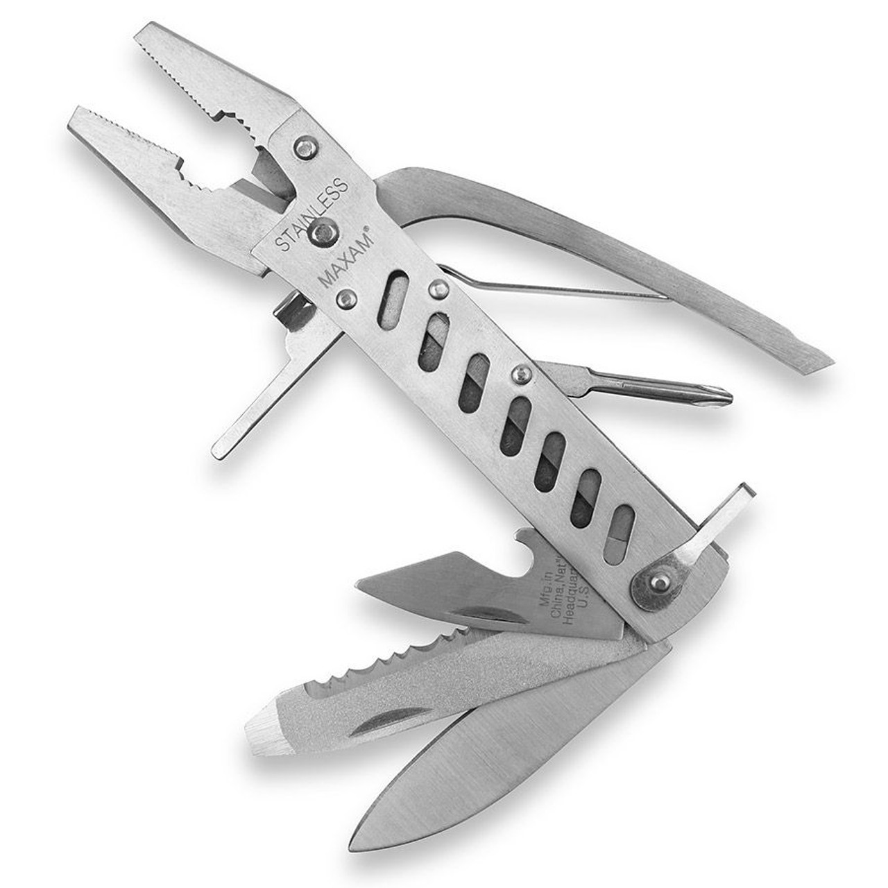14-Function Multi-Tool with Pliers and Sheath