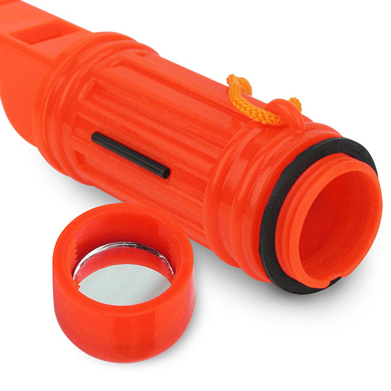 5-In-1 Survival Whistle with Compass and Waterproof Container - Camping  Tools Supplies