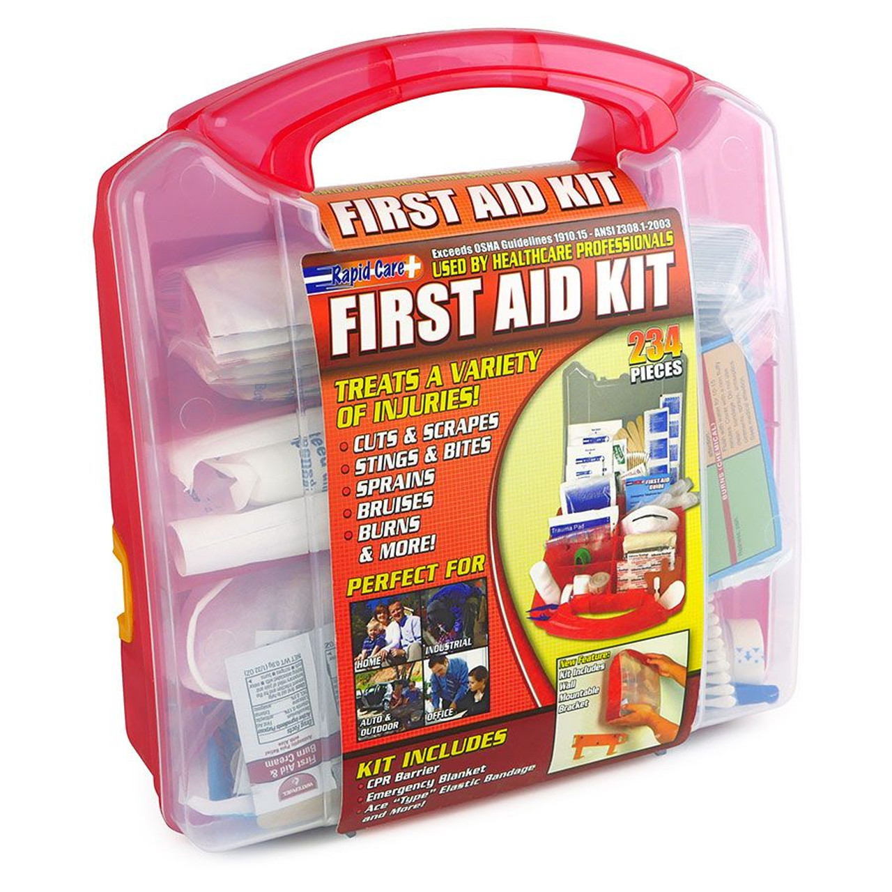 50-Person OSHA First Aid Kit 234-Piece