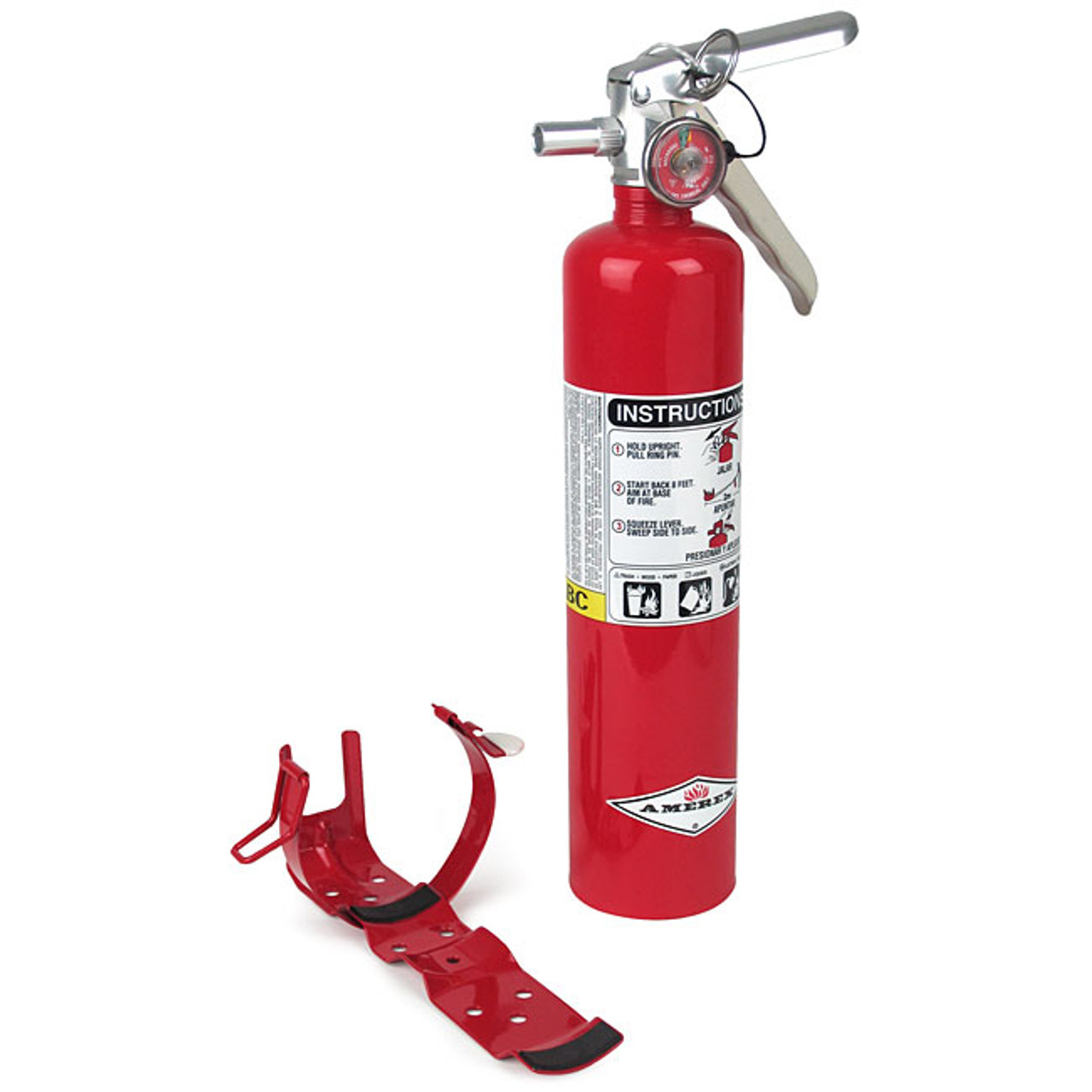 Amerex 2.5 lb ABC Fire Extinguisher - 1A:10B:C - B417T - Fire