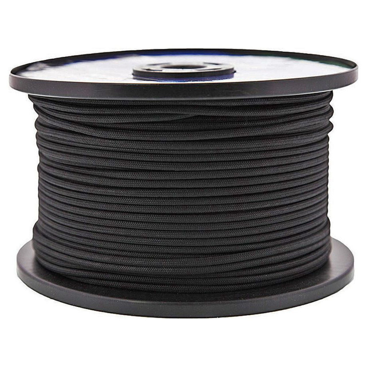 Paracord 850 Parachute Cord Made in The USA (Black Diamond Kevlar, 100 FT  (Quick Deploy Spool)