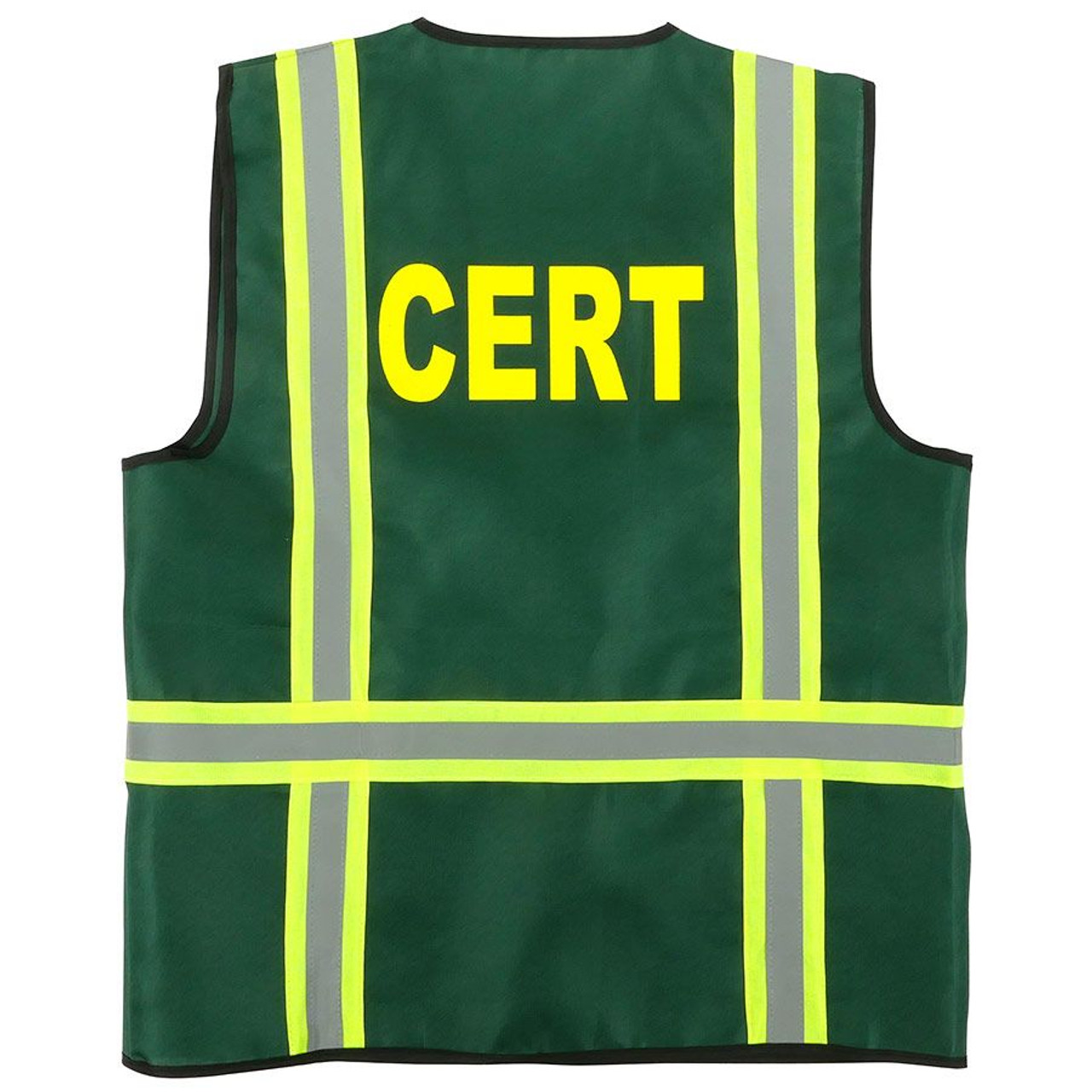 CERT Jacket Vest - 6 Pocket with Reflective Stripes - Small