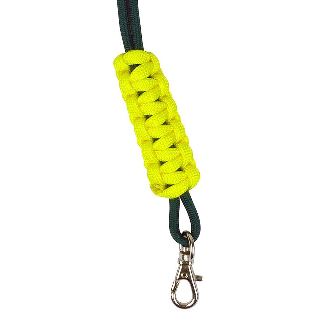 HK Hook Paracord Neck Lanyard with Breakaway Clasp and Your Choice of 5 Beads and 105 Cord Colors Gold