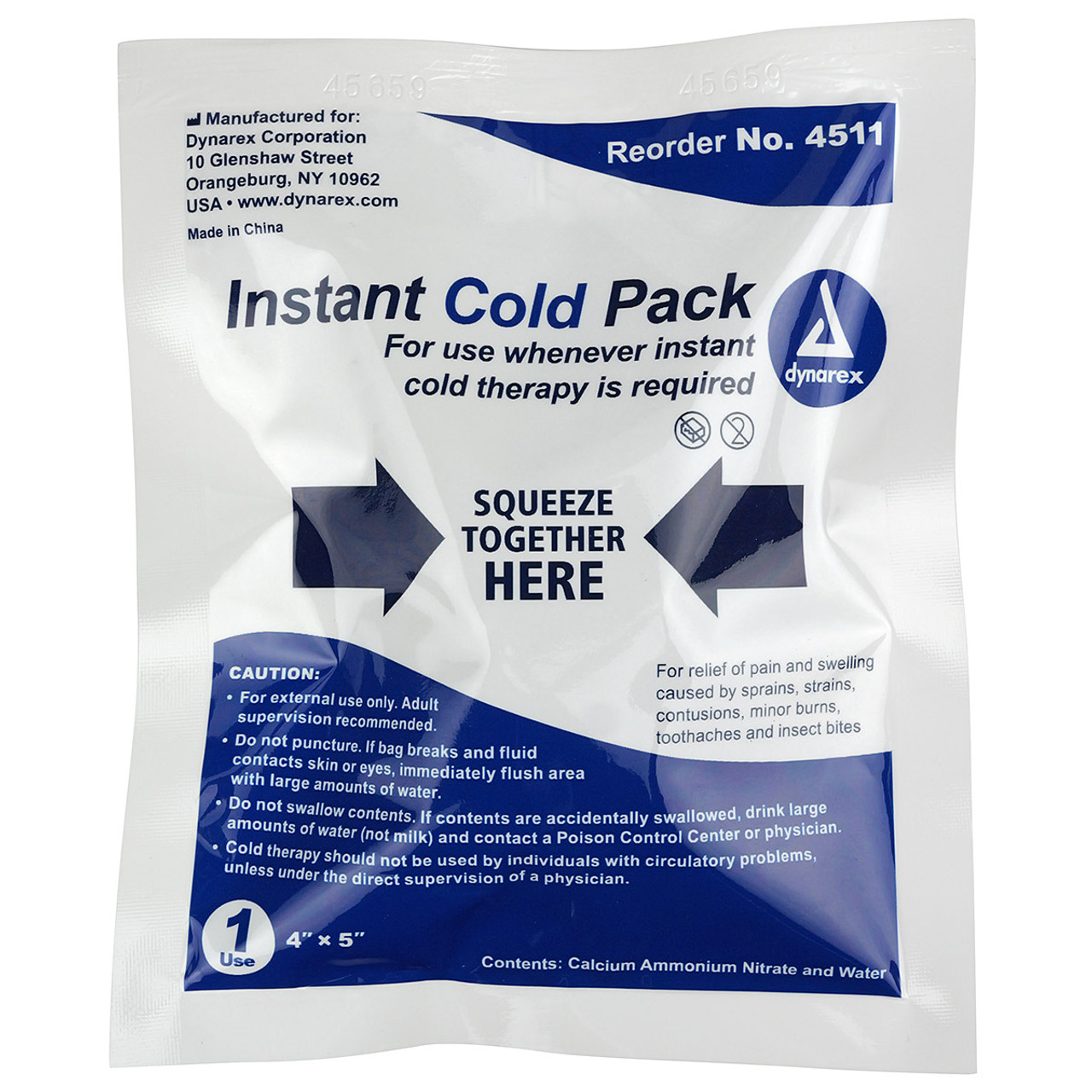 COL-PRESS Instant Cold Pack Ice Pack Disposable Single Use Ice Cold  Compression Therapy for Pain Relief from Swelling Direct Skin Contact 8