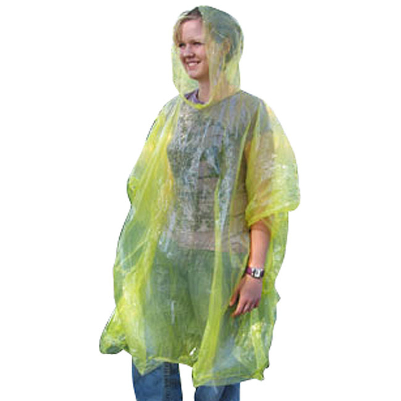 Emergency Rain Poncho with Hood - Emergency Rain Gear