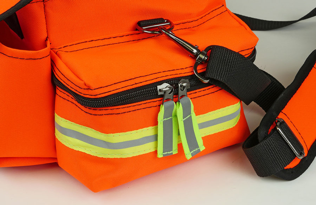 EMS Trauma Bag Kit with Supplies, Red — Mountainside Medical Equipment