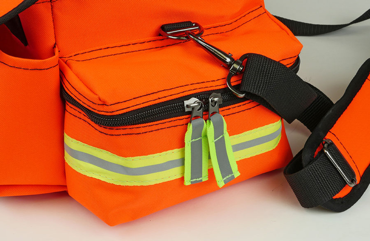 EMT First Responder Bag Orange - 15 x 8 x 8 - EMT Bags