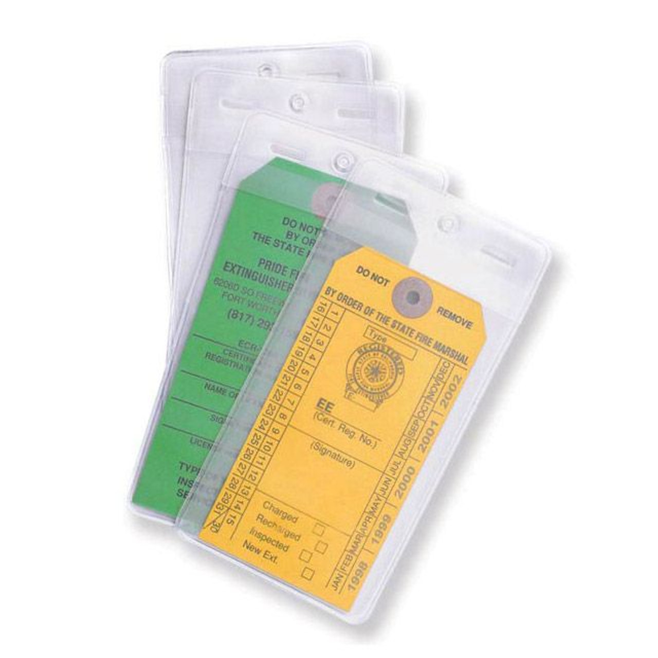 Pack of 25 Heavy-Duty Tag Cover