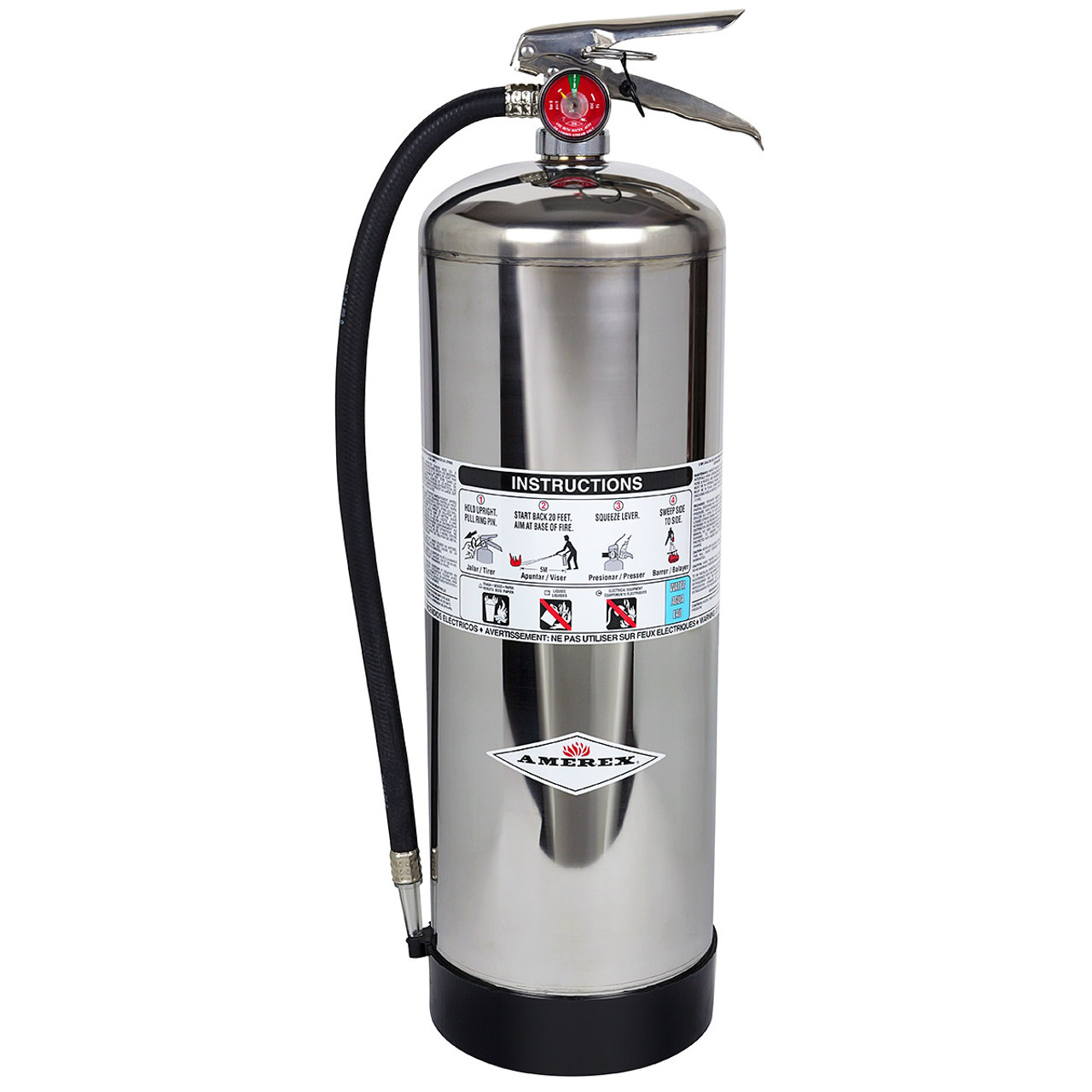 2 1/2 Gallon Stored Pressure Water Fire Extinguisher - Amerex 240 - Fire  Extinguishers - Commercial, Home Auto