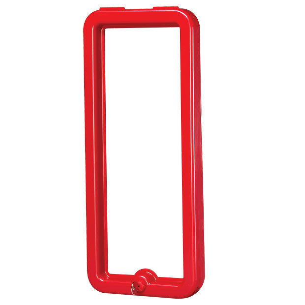 FT5F Frame Lock for 5 lb Plastic Fire Extinguisher Cabinet - Red