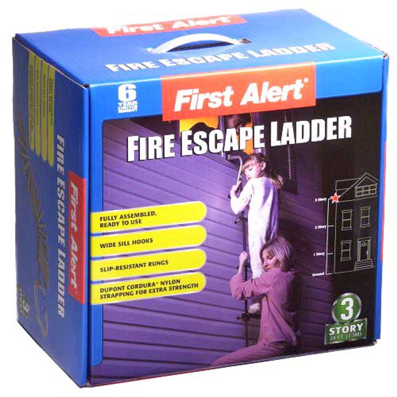 First Alert Fire Escape Ladder 3 Story - 24