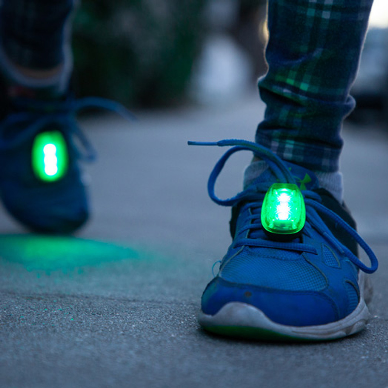 led flash shoe safety clip light