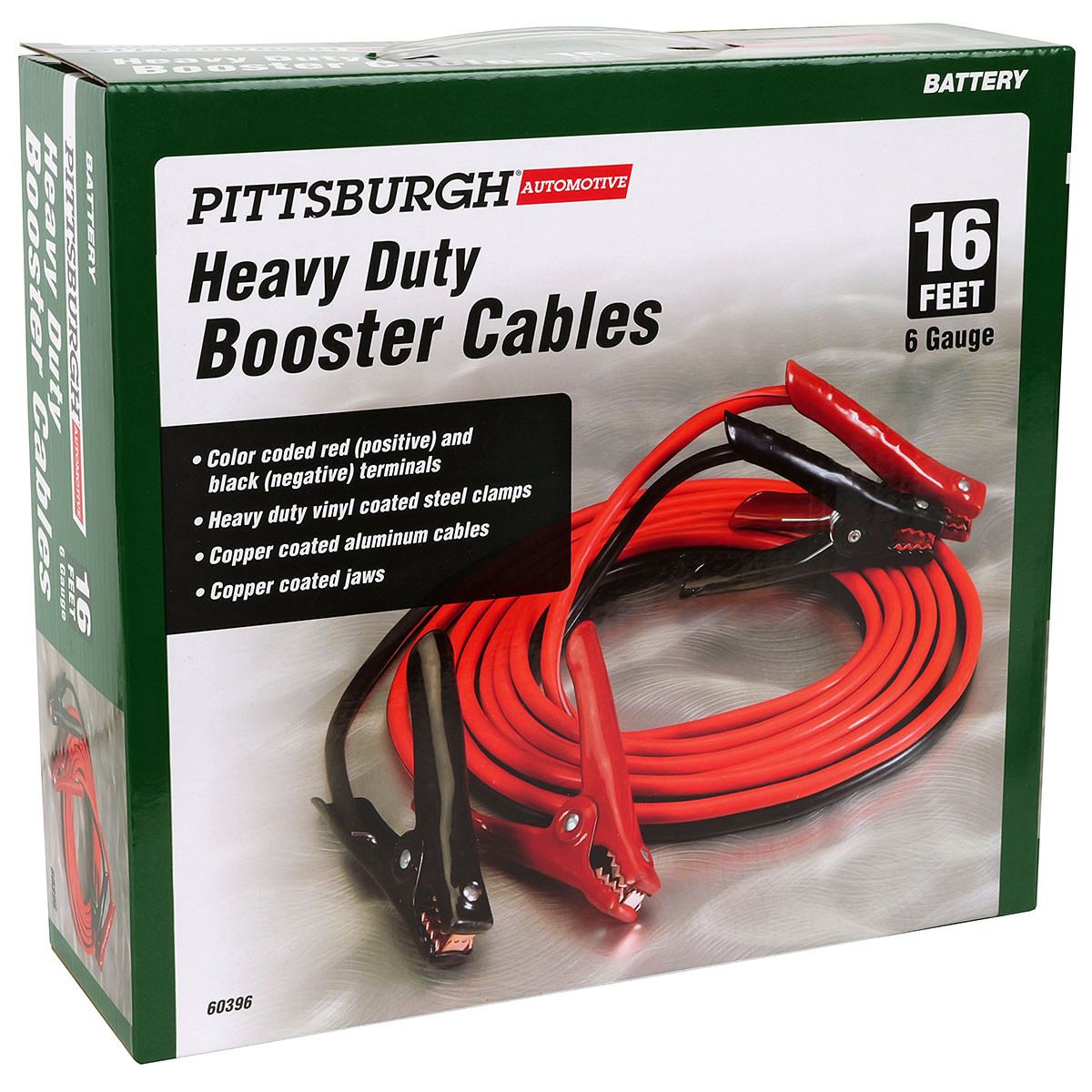 Heavy Duty 6 Gauge Jumper Cables - 16 ft. Heavy Duty 6 Gauge Jumper Cables - 16 ft.