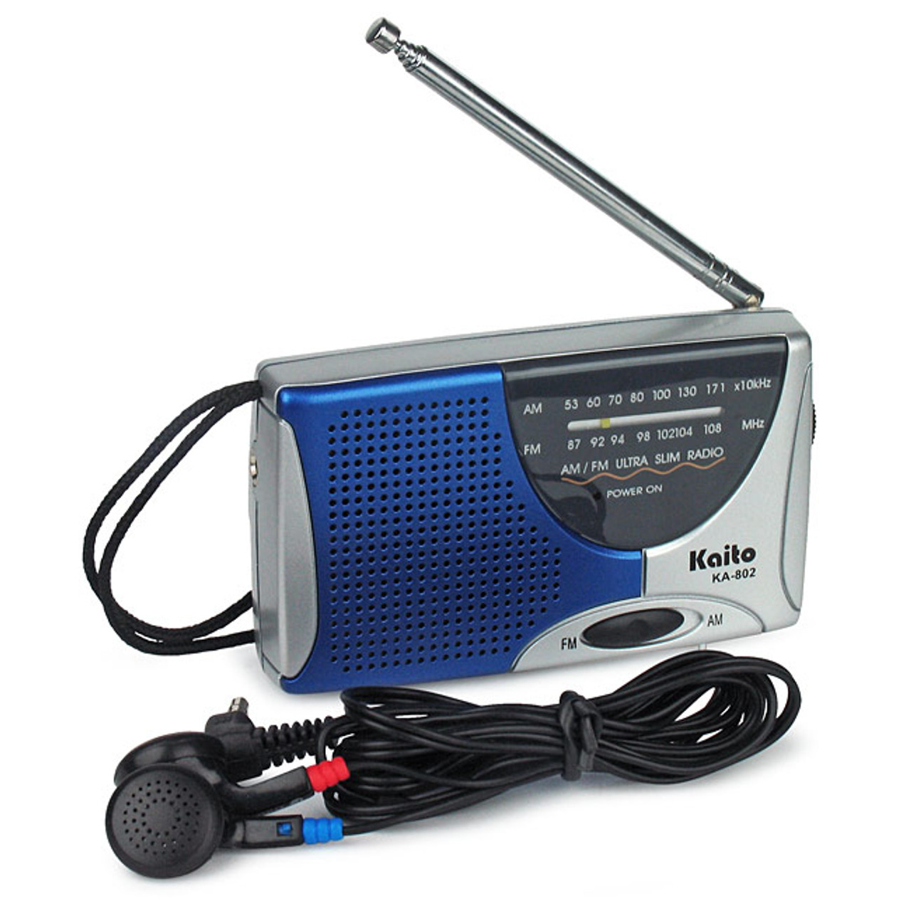 Kaito Mini AM/FM Radio with Headphones - KA802 - Emergency Radios Walkie  Talkies