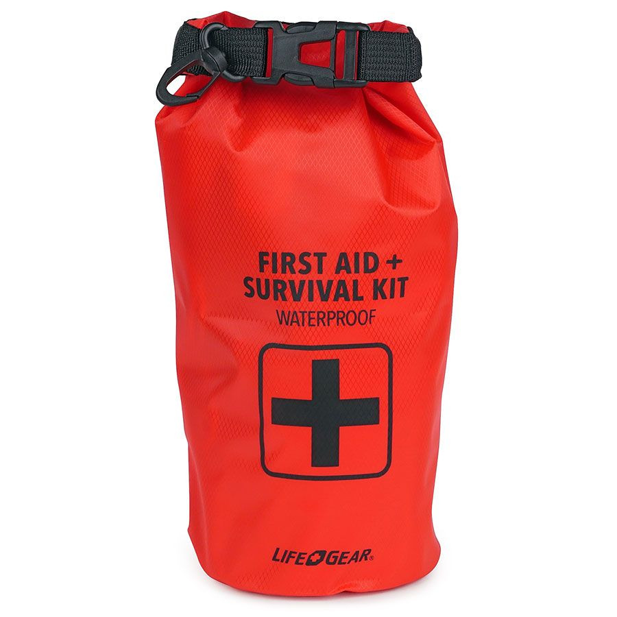 LifeGear 130 Piece Dry Bag First Aid Survival Kit - First Aid Kits