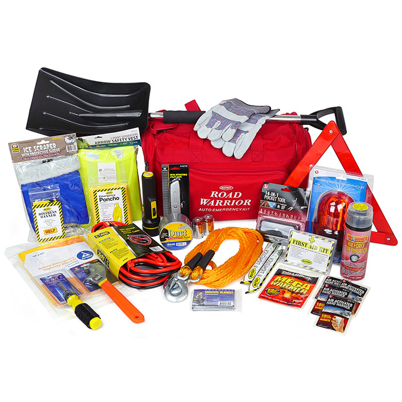Ten Below - Winter Road Warrior - Deluxe Emergency kit - Auto Emergency Kits