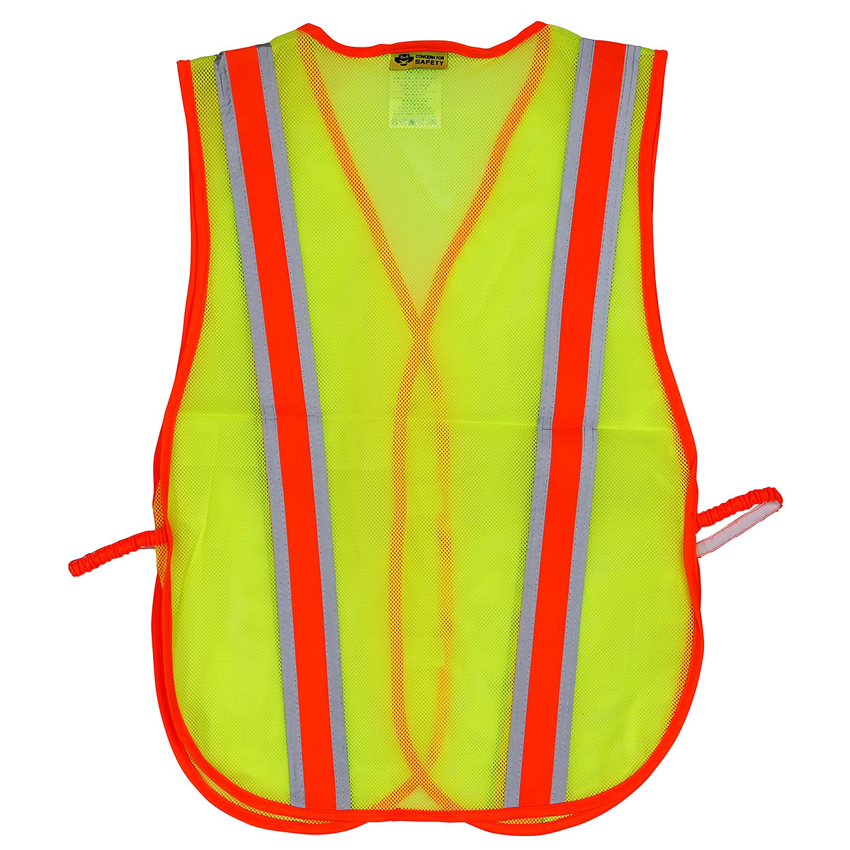High Visibility Neon Yellow Mesh Safety Vest with Reflective