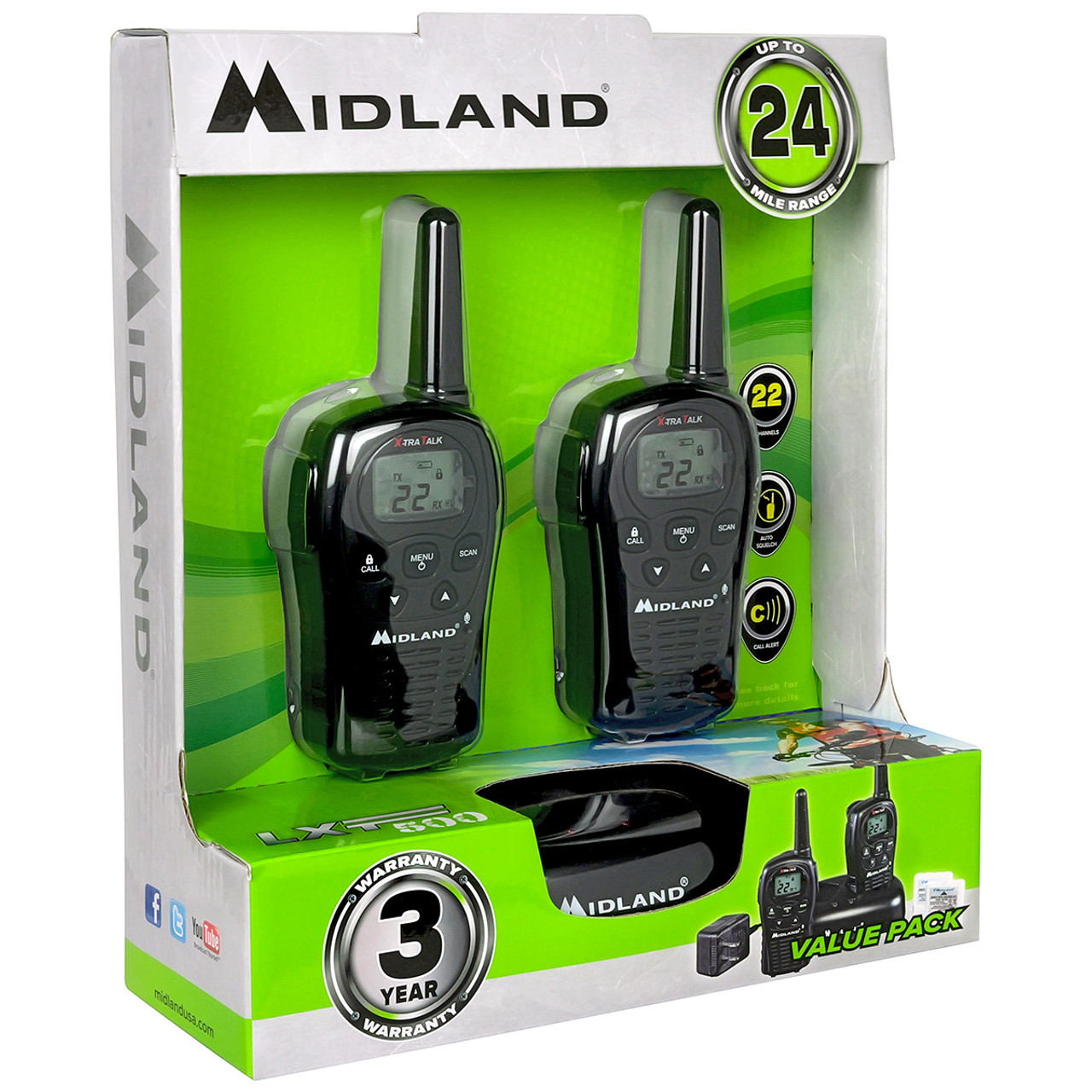 10221 Pair of Midland Walkie Talkies