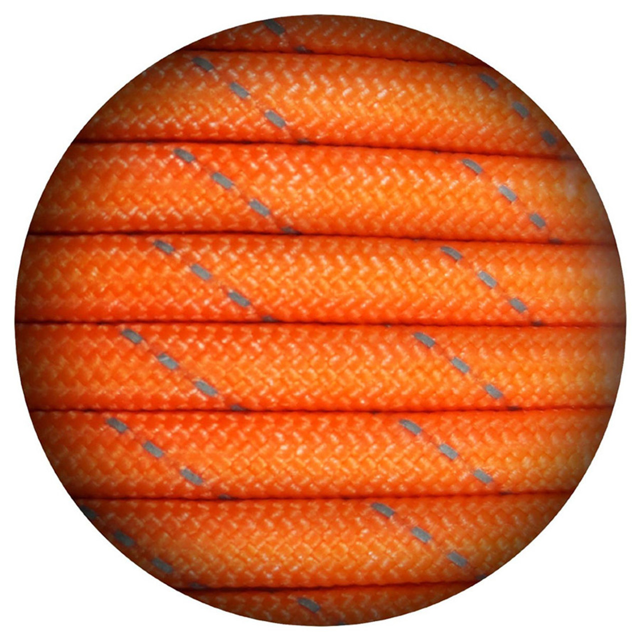 100' x 5/32 Paracord 7 Strand, Orange W/ Reflective Tracer, Pull