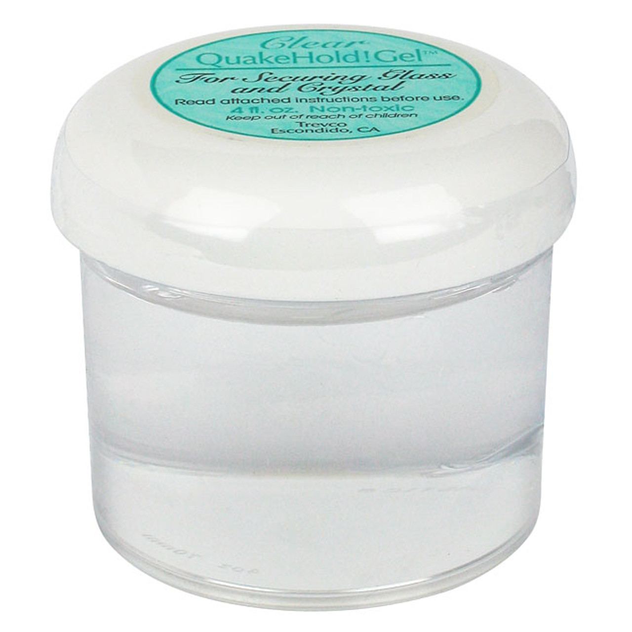 QuakeHold! Clear Museum Gel for Glass Crystal - 4 oz. - Earthquake  Preparedness Supplies