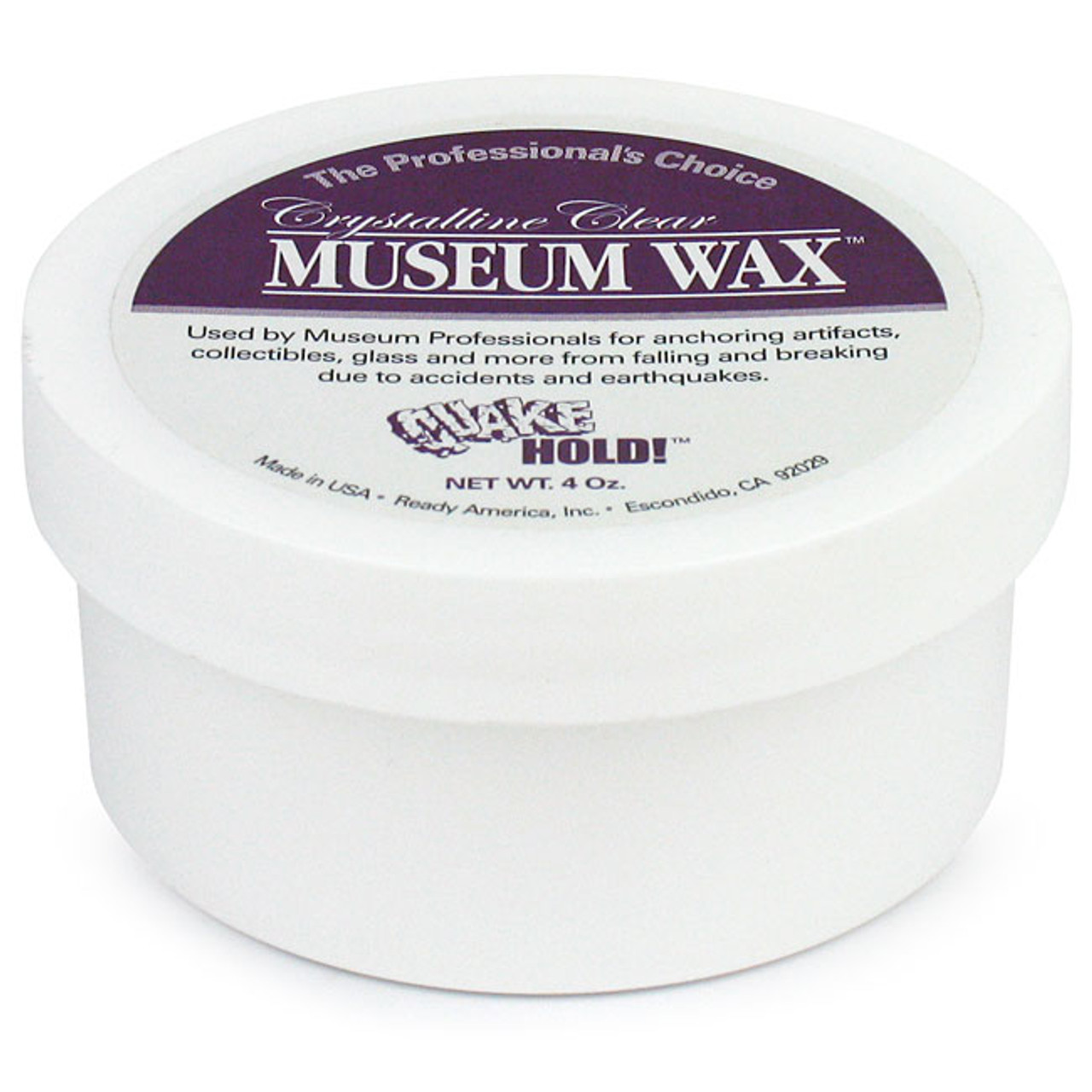 QuakeHOLD! Museum Putty 2.64oz REMOVEABLE Earthquake Survival Kit Wax FREE  SHIP 