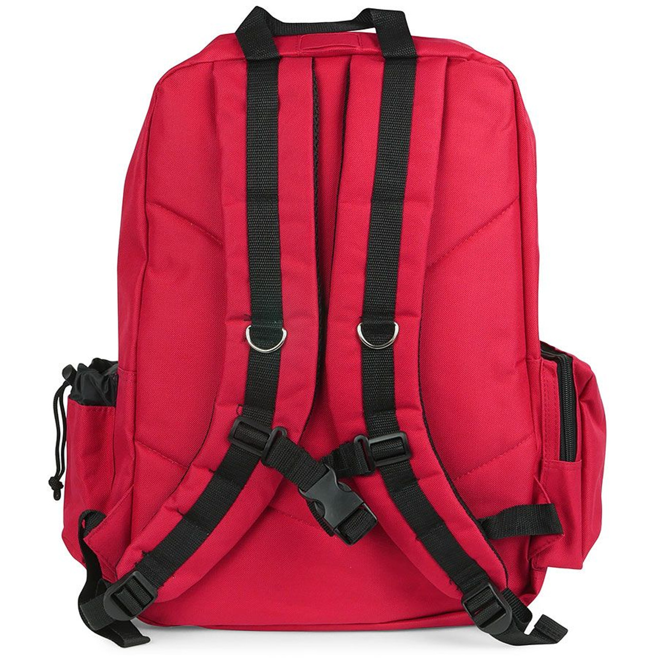 Deluxe Red Emergency Backpack - Gear Bag - Nylon