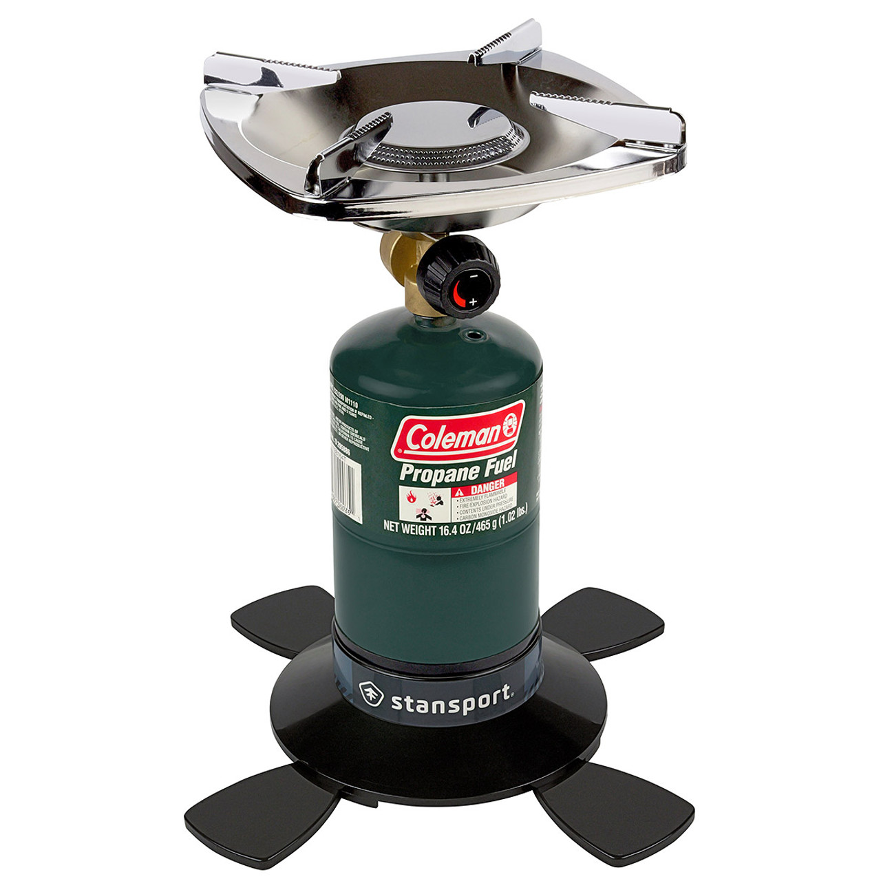 Hike Crew Single-Burner Camping Stove, Portable Propane Stovetop