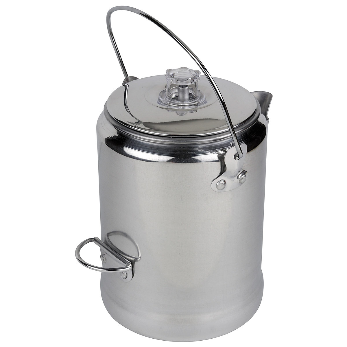 Stansport 277 Aluminum Percolator Coffee Pot 9-Cup - Camping