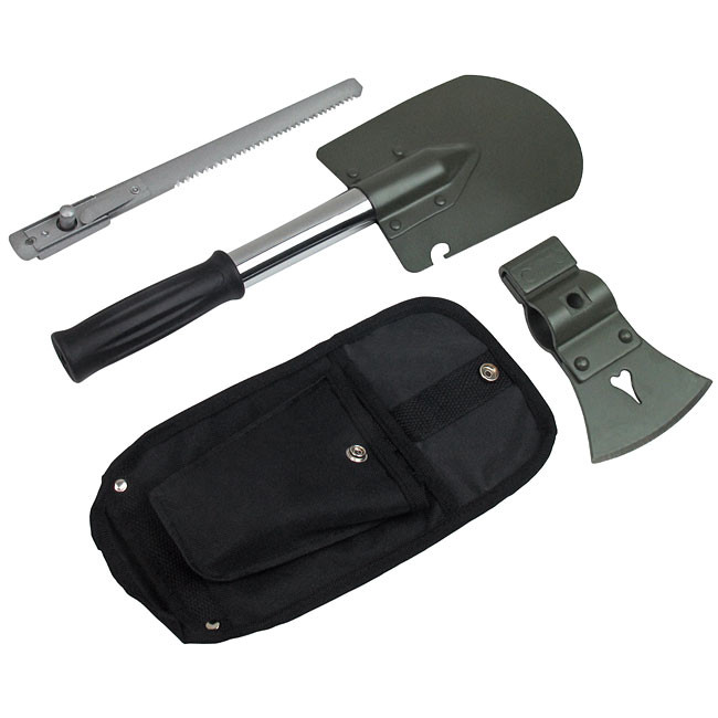 Stansport 6-In-1 Survival Tool Shovel - Camping Tools Supplies