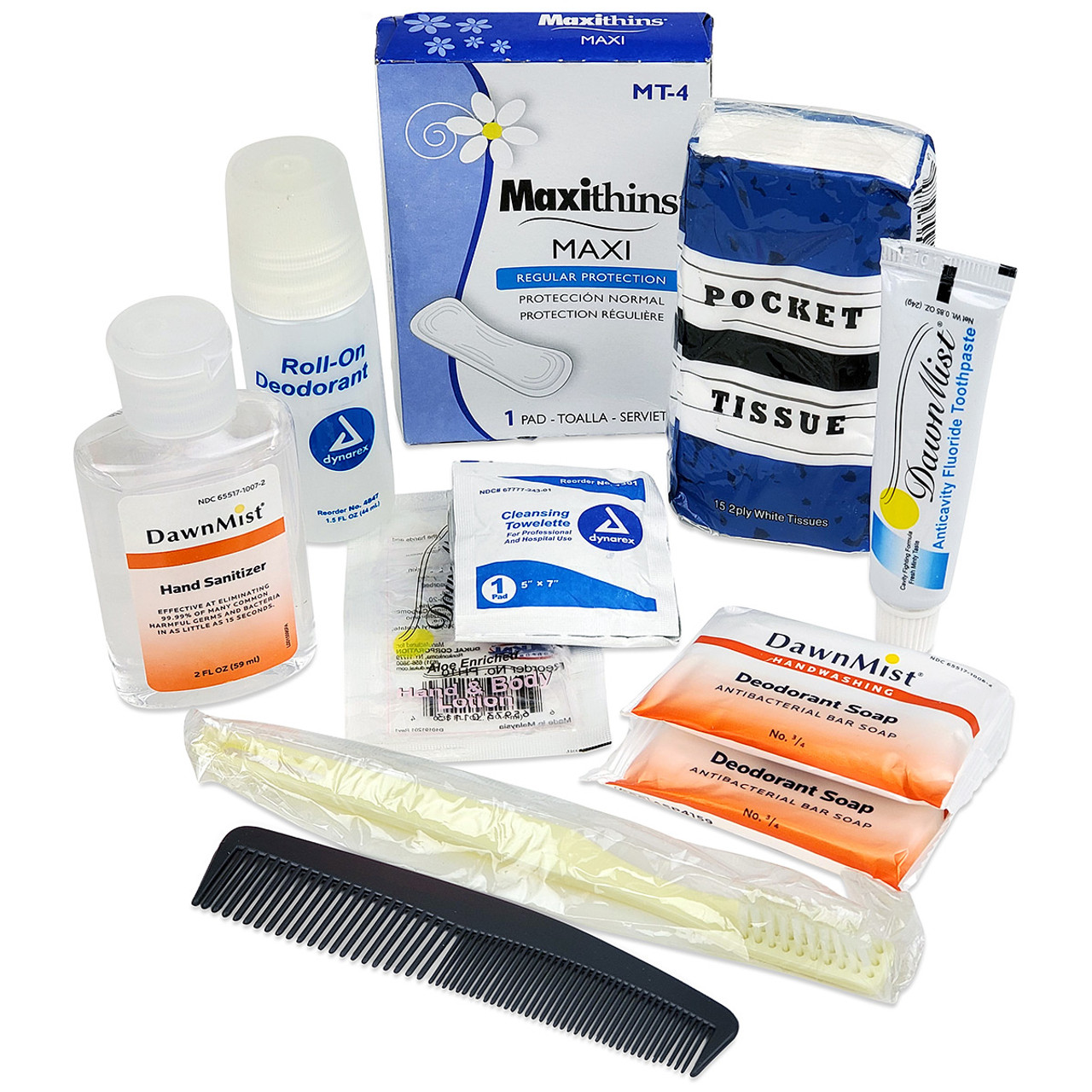 Personal Hygiene Kit Womens Disposable by Mfasco