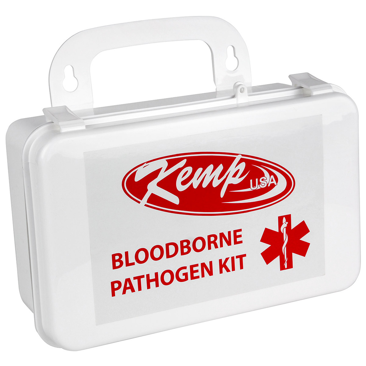 KEMP Bloodborne Pathogen Clean-Up Kit In Plastic Case