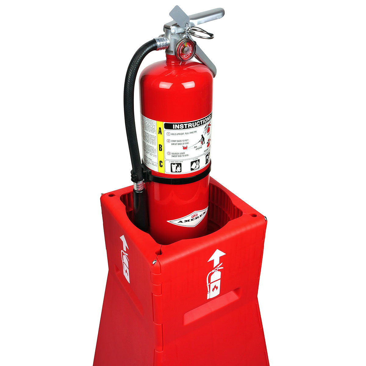 Magnum Firebox - Collapsible Portable Fire Extinguisher Stand