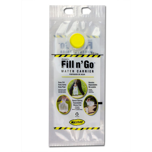 1 Gallon Fill N' Go Emergency Water Carry Bag