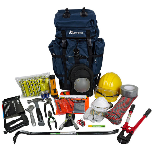 1-Person Search & Rescue Backpack Kit Blue
